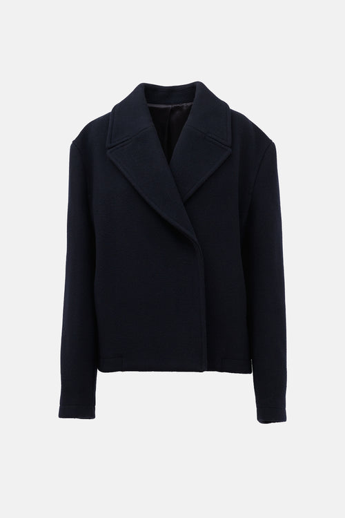 Toteme Wool Cropped Peacoat