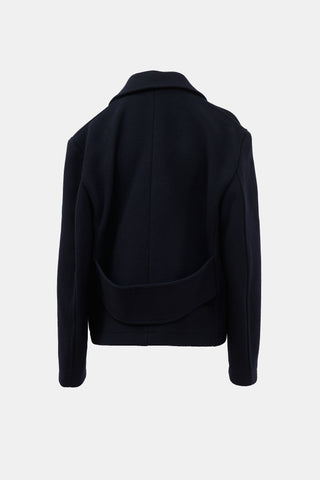 Toteme Wool Cropped Peacoat