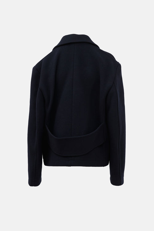 Toteme Wool Cropped Peacoat