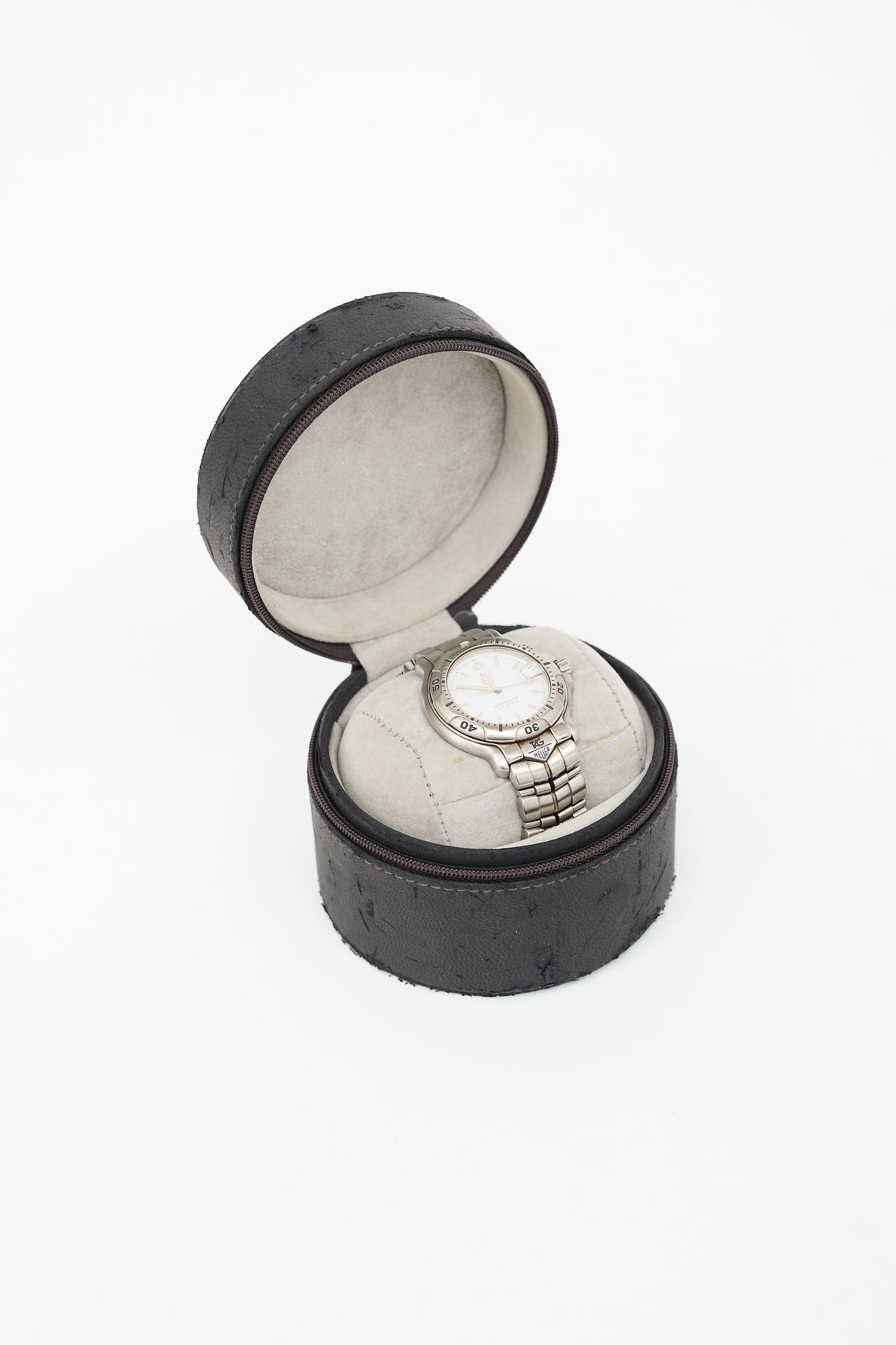 Tag Heuer Stainless Steel Professional 6000 Watch
