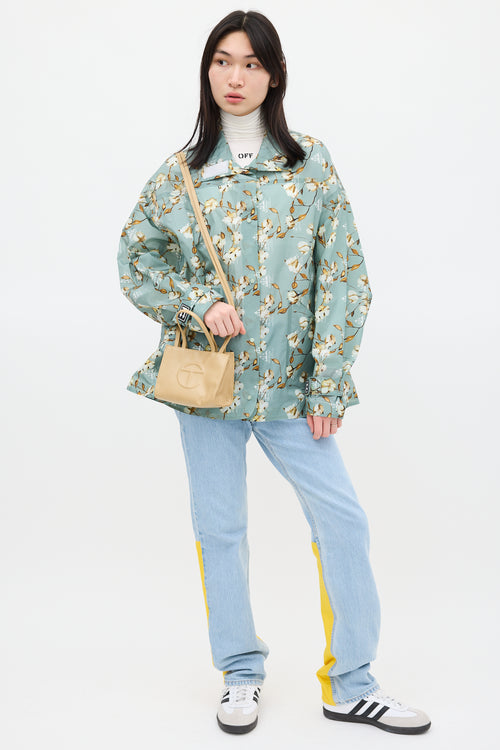 Telfar Beige Small Shopping Bag