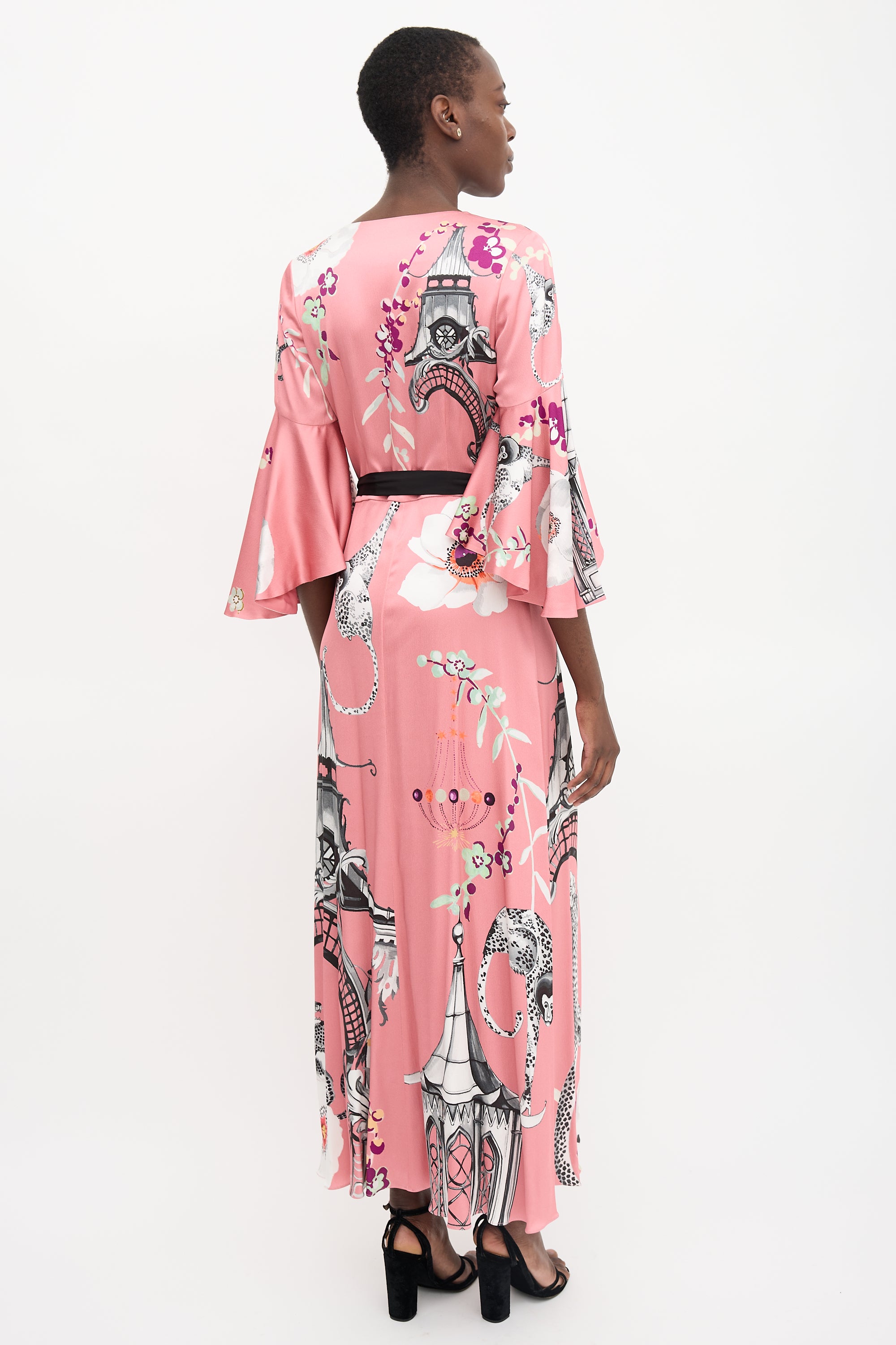 Temperley Printed Wrap Dress