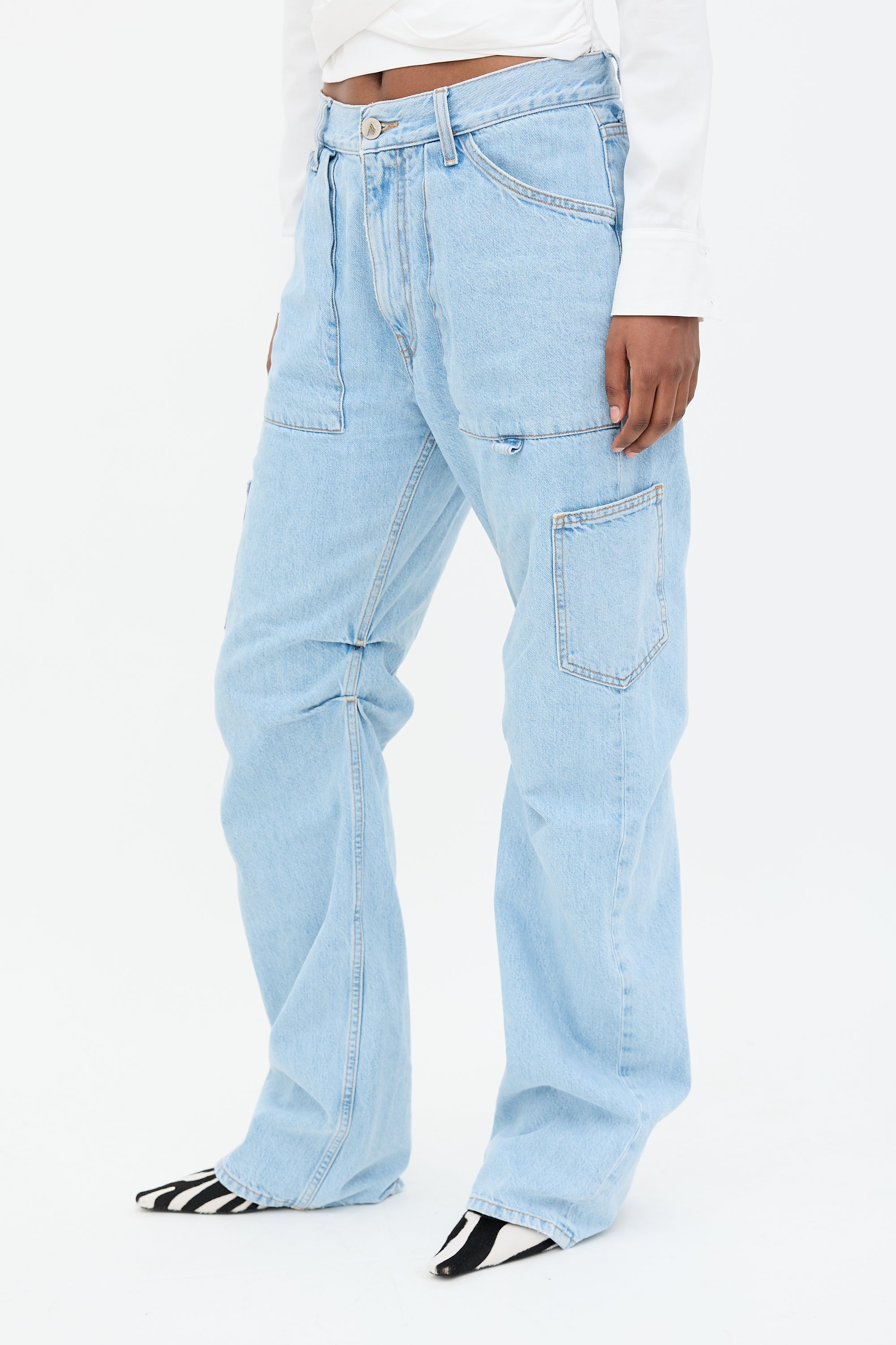 The Attico Ben Cargo Jeans