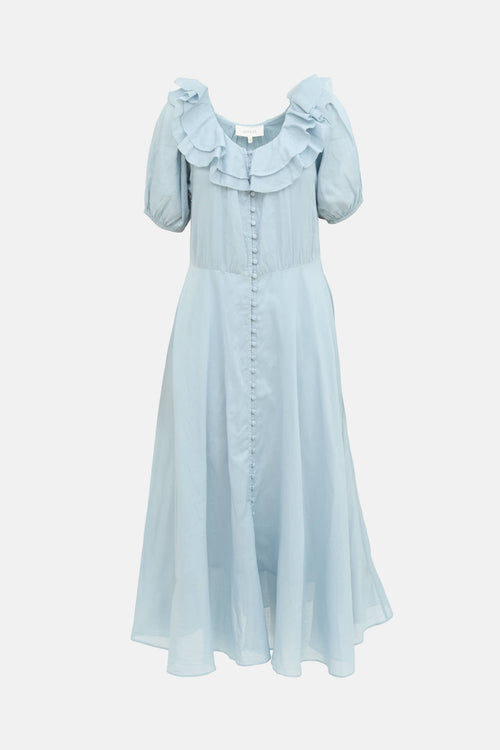 The Great. Sunrise Ruffled Dress
