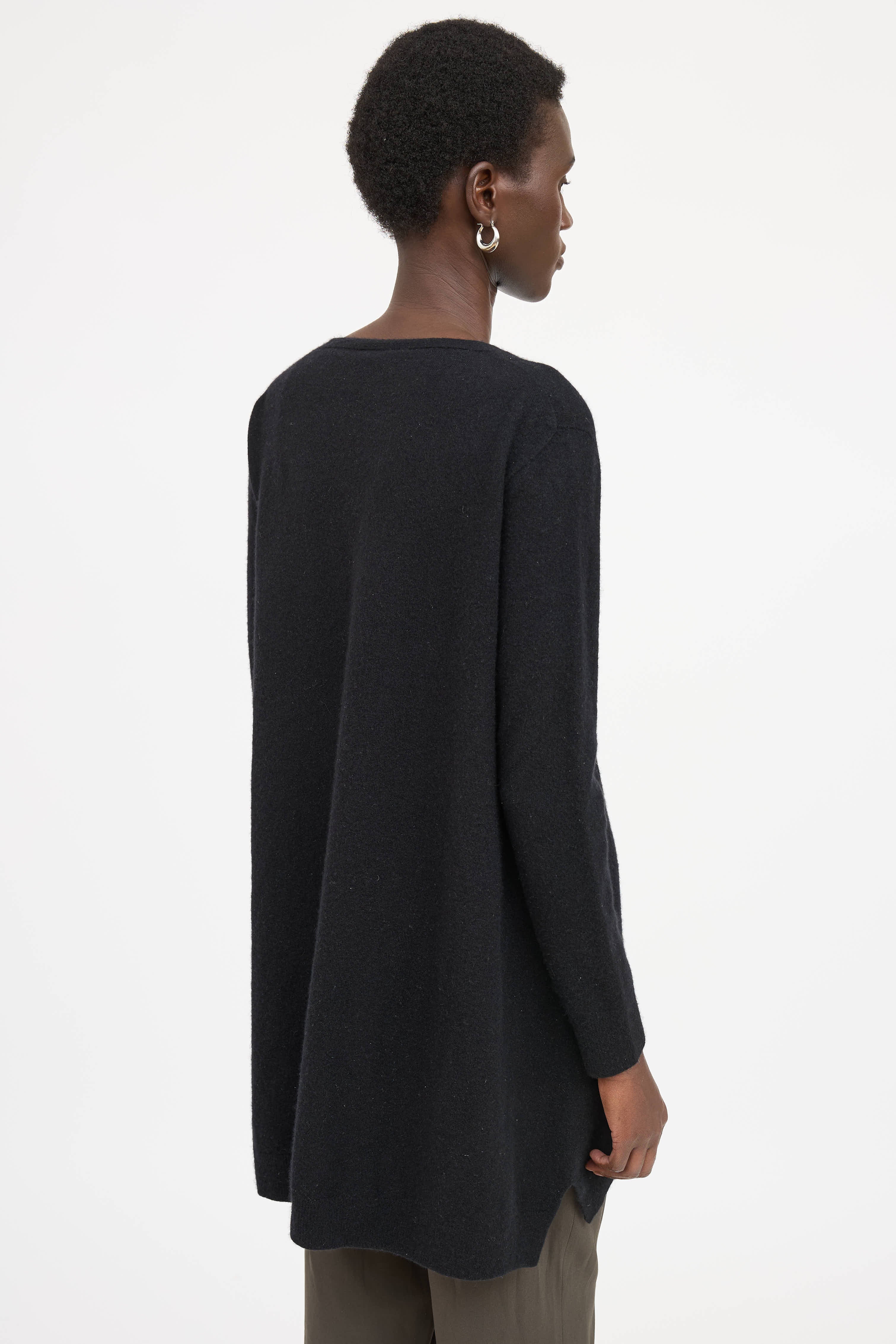 The Row Button Down Long Cardigan