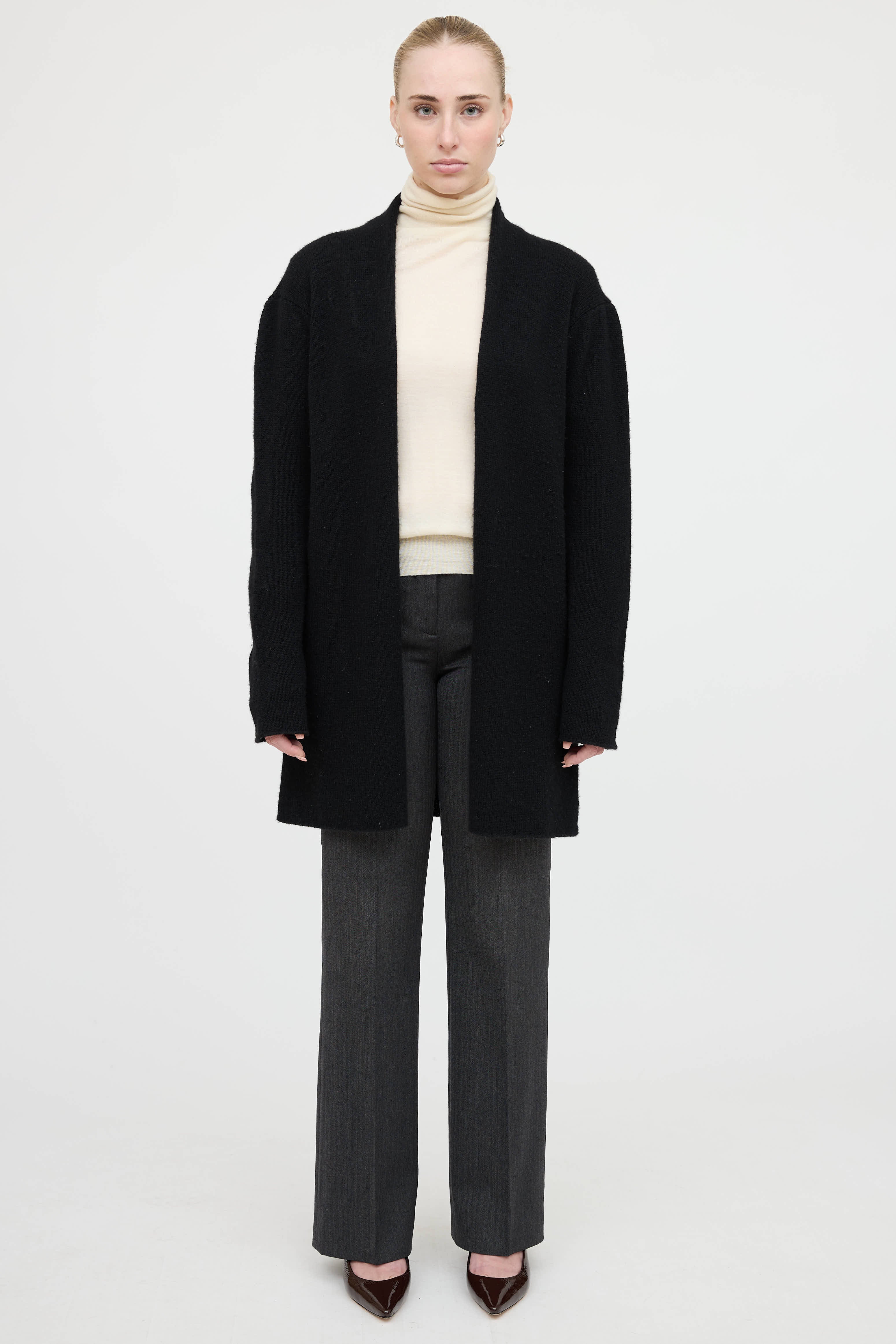 The Row Cashmere Open Front Cardigan