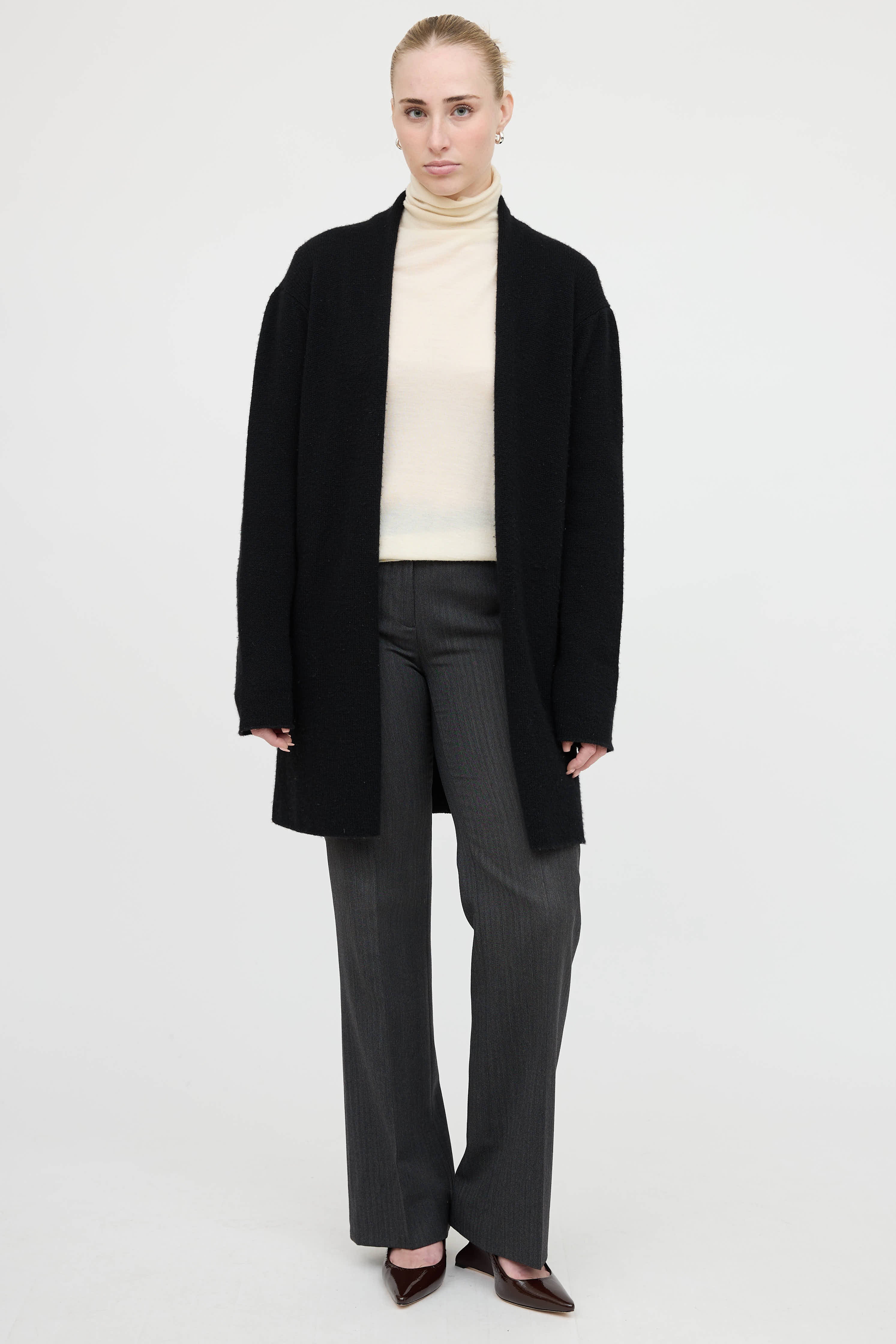 The Row Cashmere Open Front Cardigan