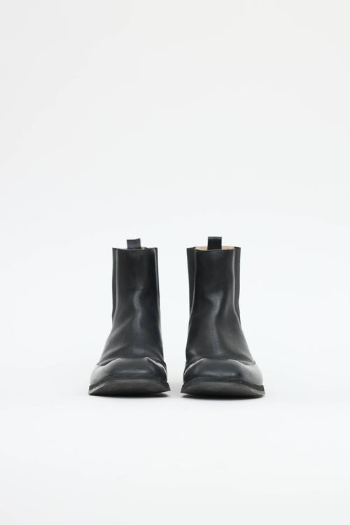 The Row Leather Garden Chelsea Boot