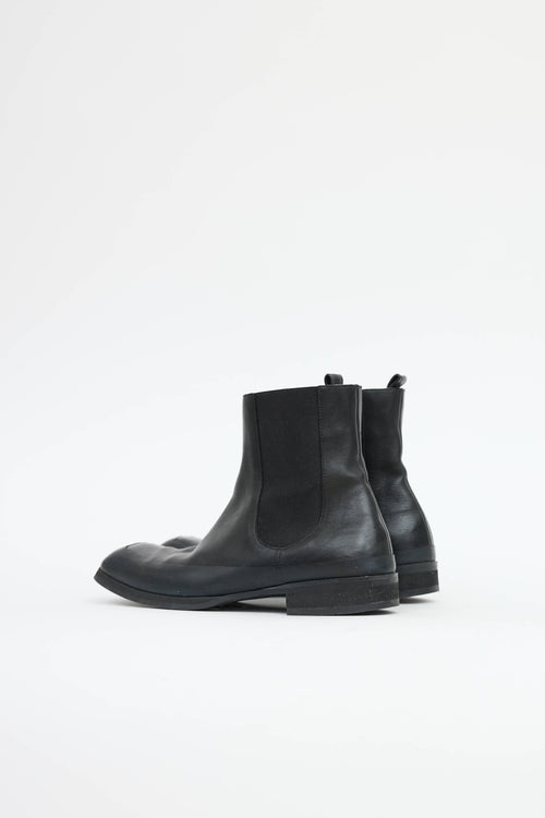 The Row Leather Garden Chelsea Boot