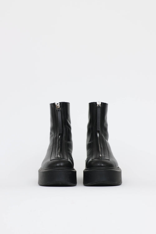 The Row Zipped Ankle Boot