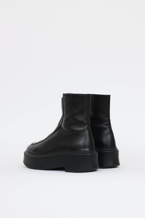 The Row Zipped Ankle Boot