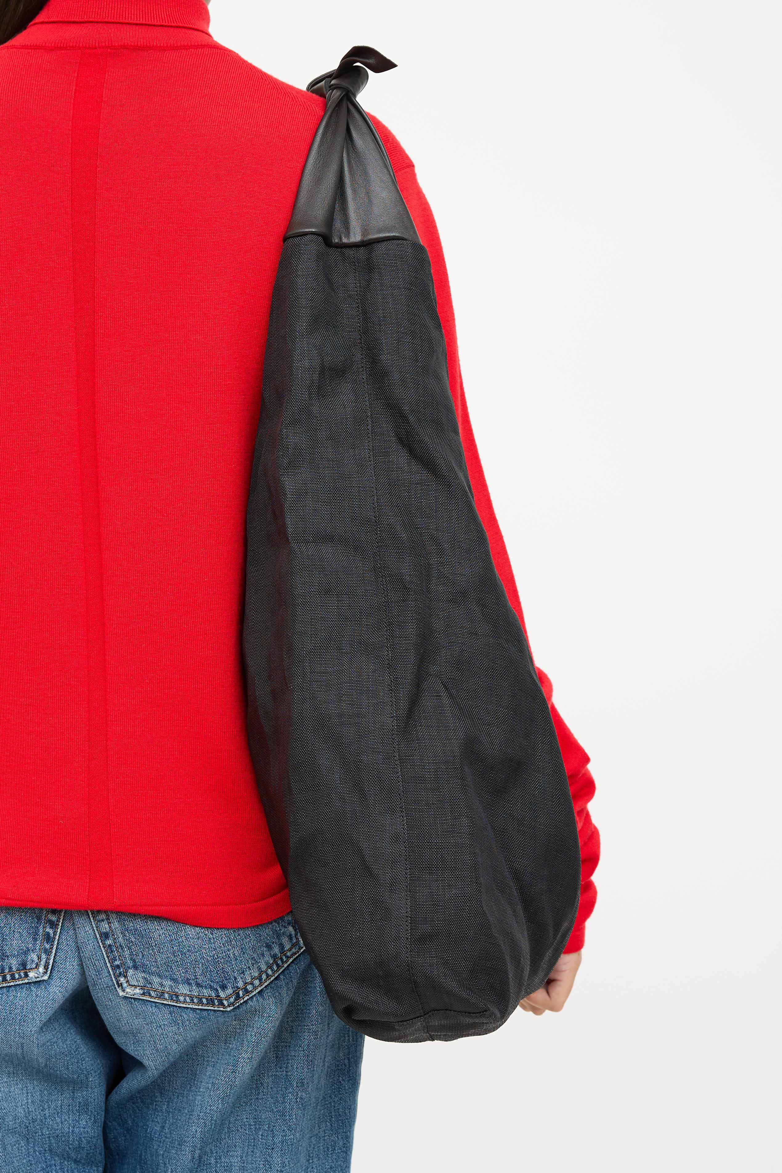 The Row Woven Bindle Shoulder Bag