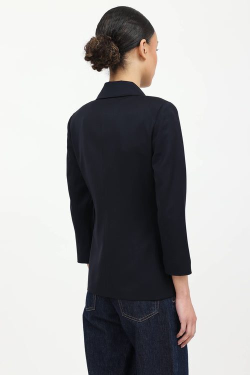 Wool Single Breasted Blazer