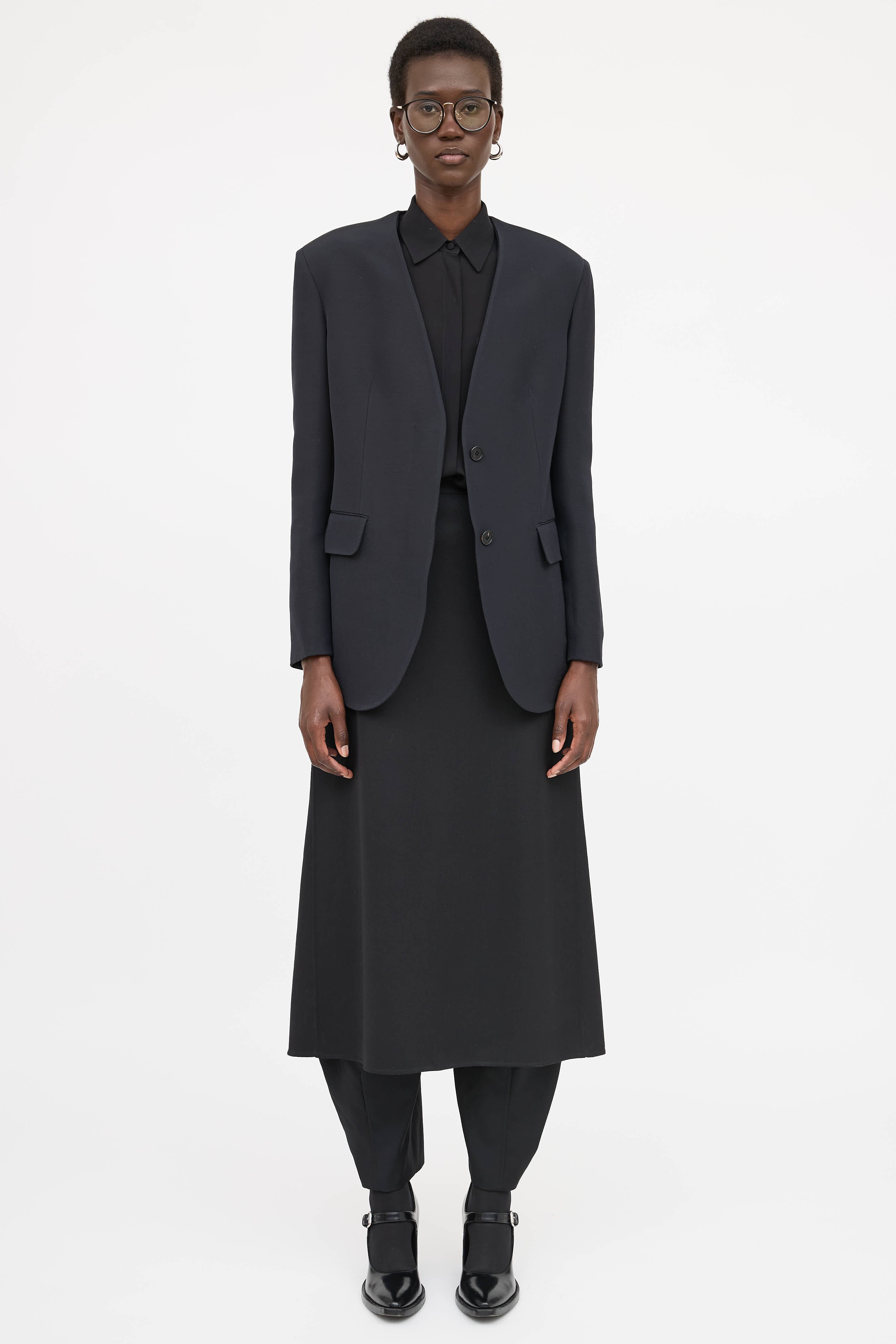 The Row Murray Collarless Blazer