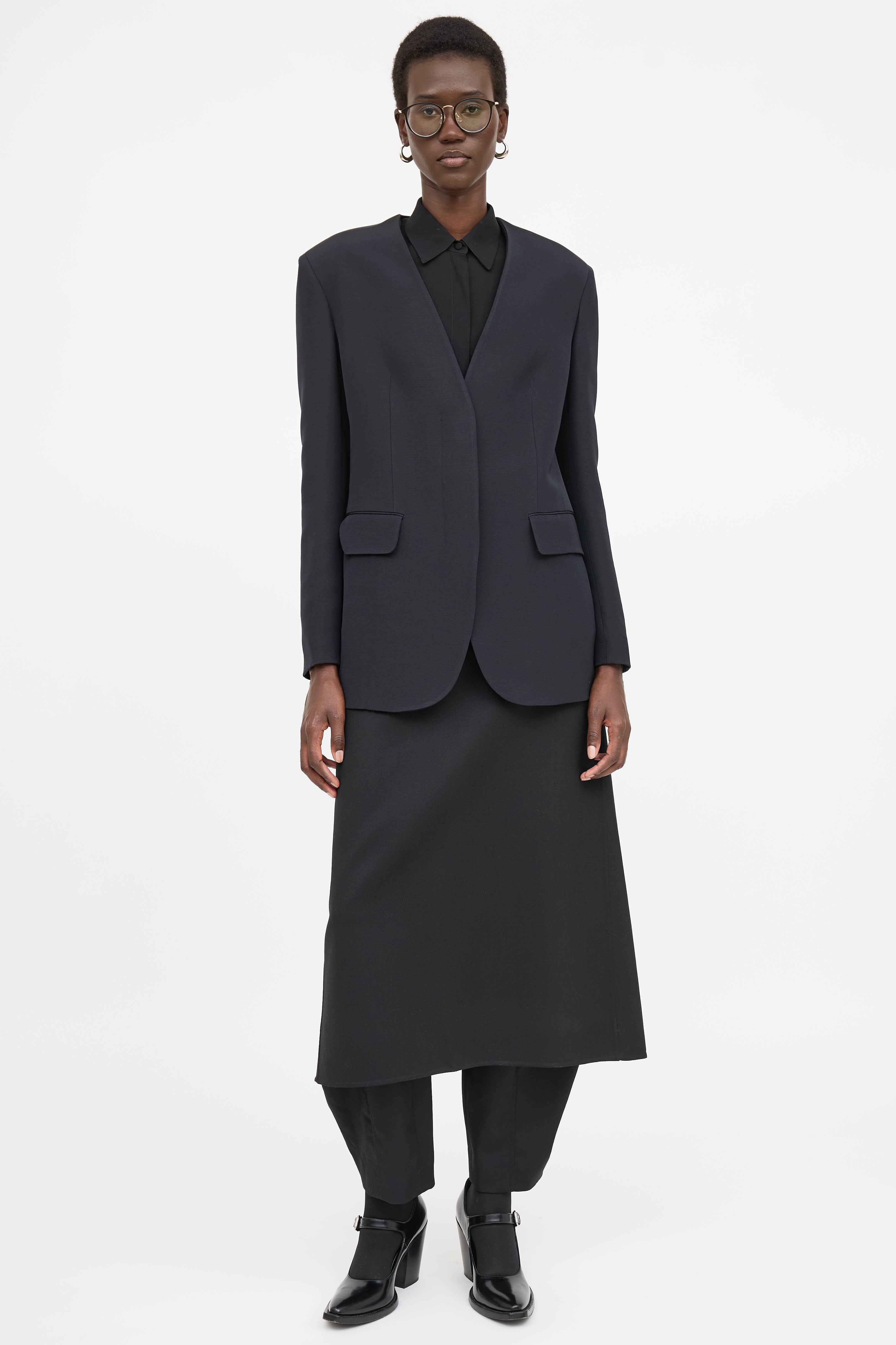 The Row Murray Collarless Blazer