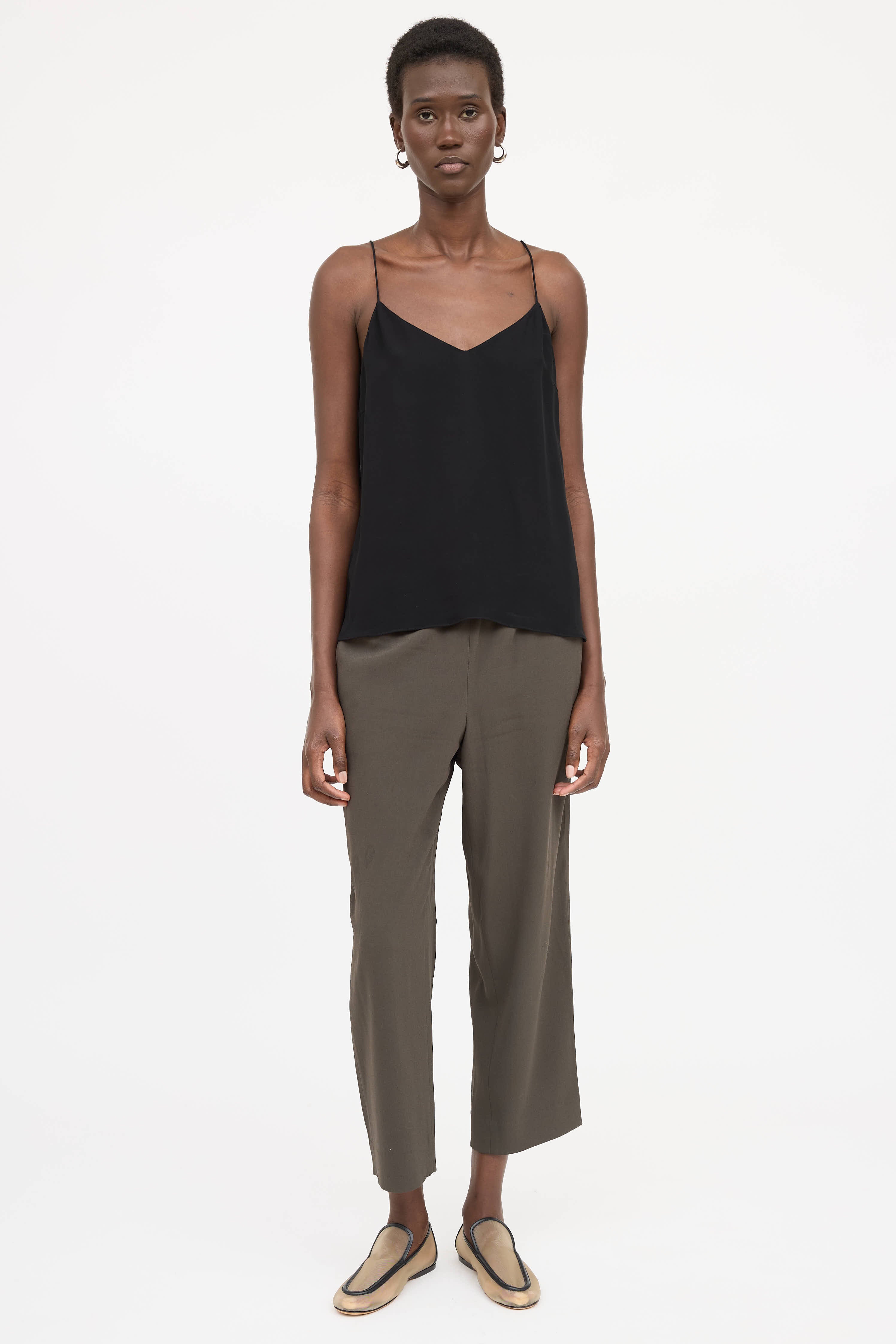The Row V-Neck Sleeveless Top