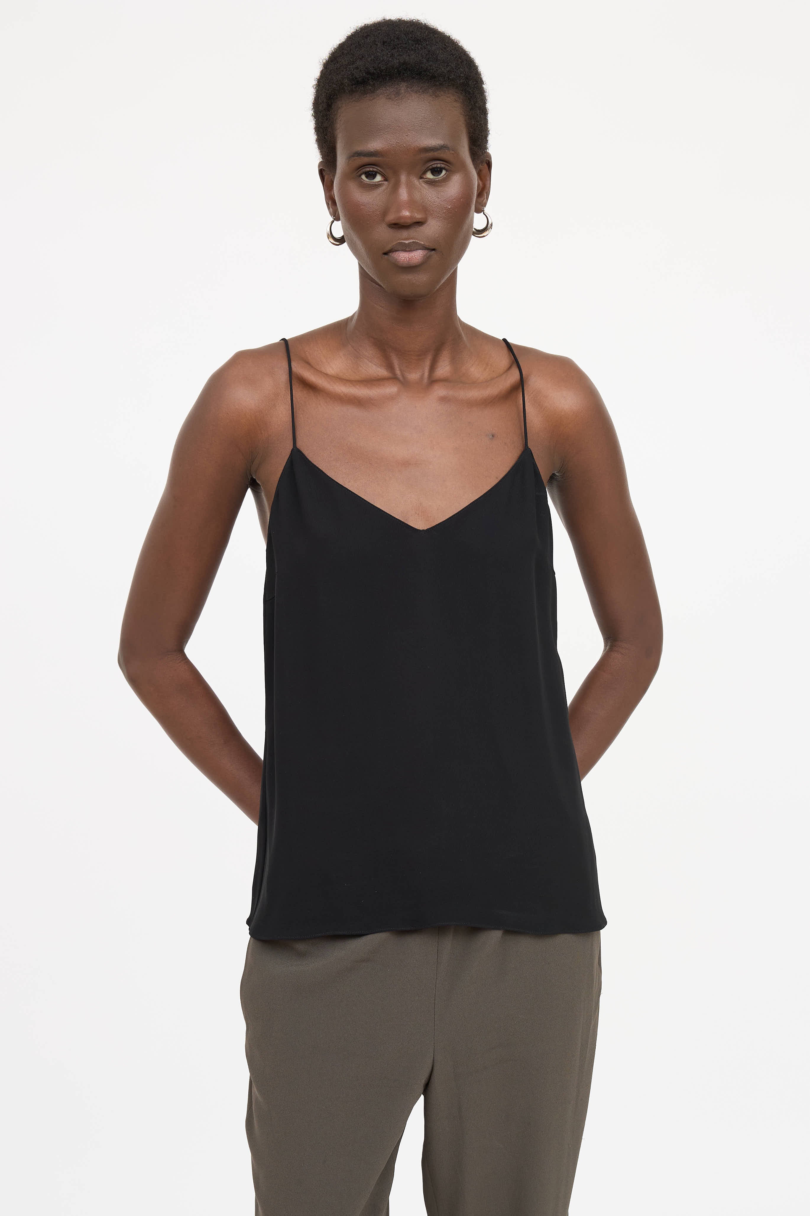 The Row V-Neck Sleeveless Top