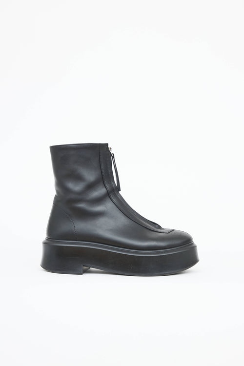 The Row Zip Ankle Boot