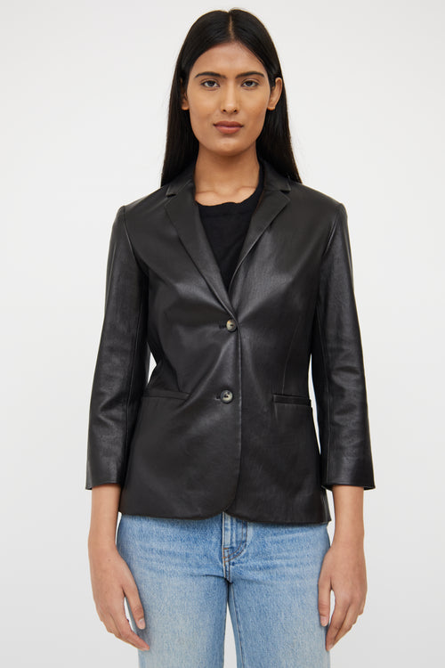 Leather Nalbon Blazer
