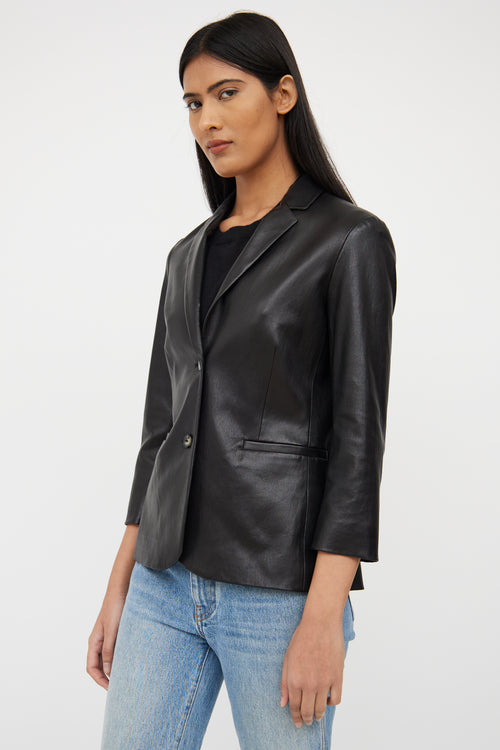 Leather Nalbon Blazer