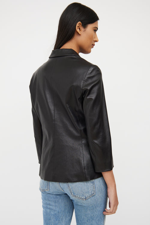 Leather Nalbon Blazer