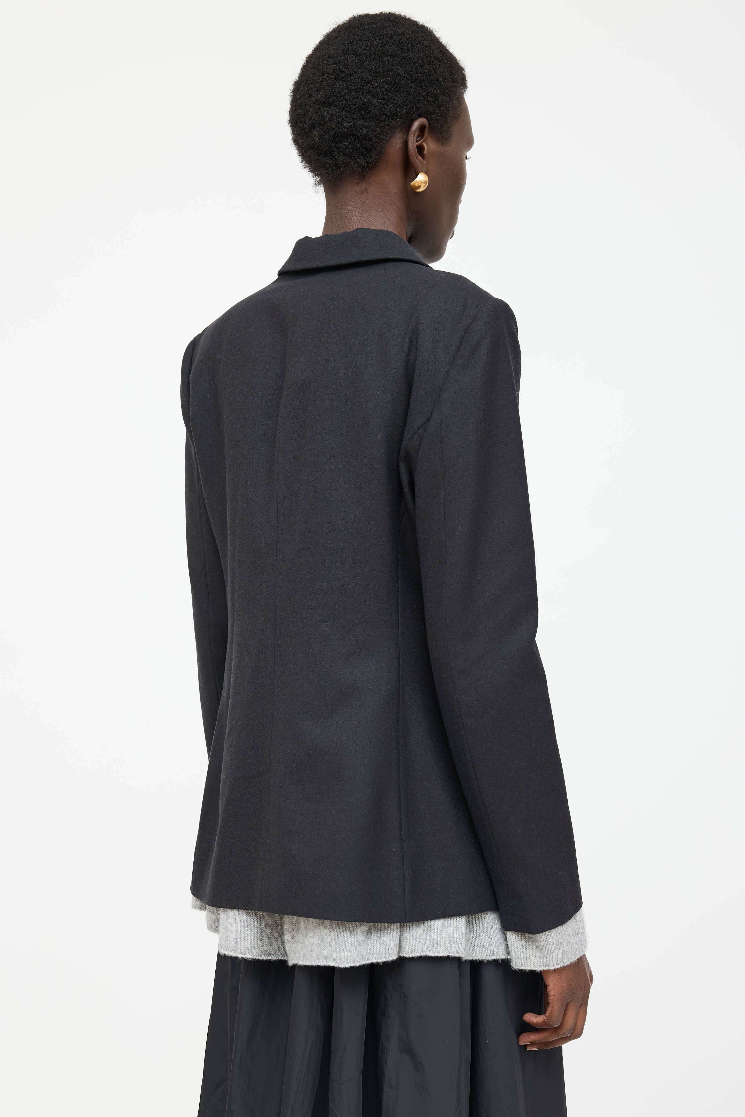 The Row Wool Peak Lapel Blazer