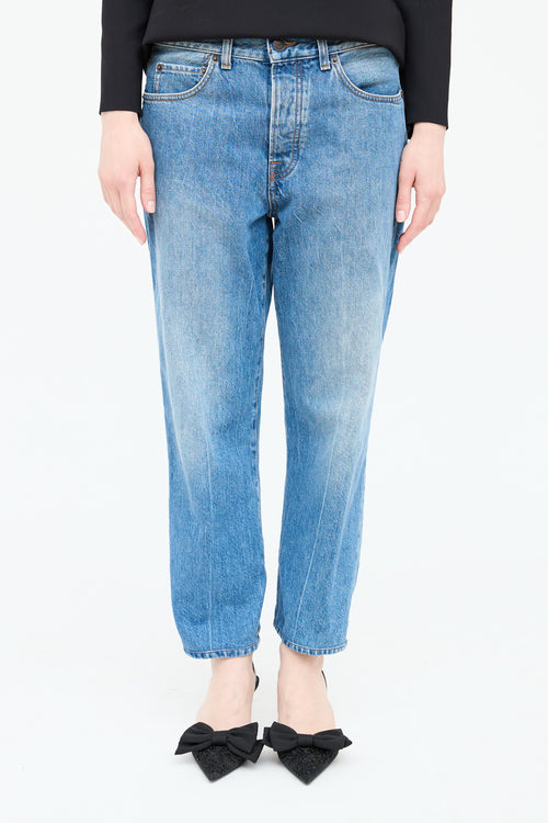 The Row Straight Leg Crop Jeans