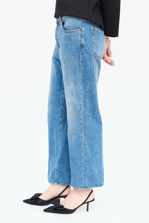 The Row Straight Leg Crop Jeans