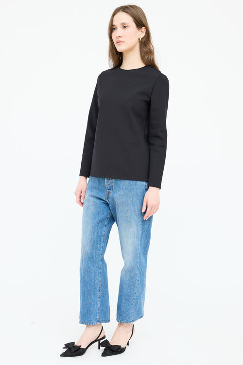 The Row Straight Leg Crop Jeans