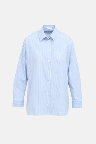 The Row Striped Button Up Shirt