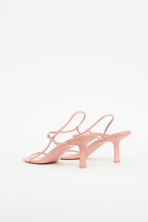 The Row Leather Bare Heeled Sandal