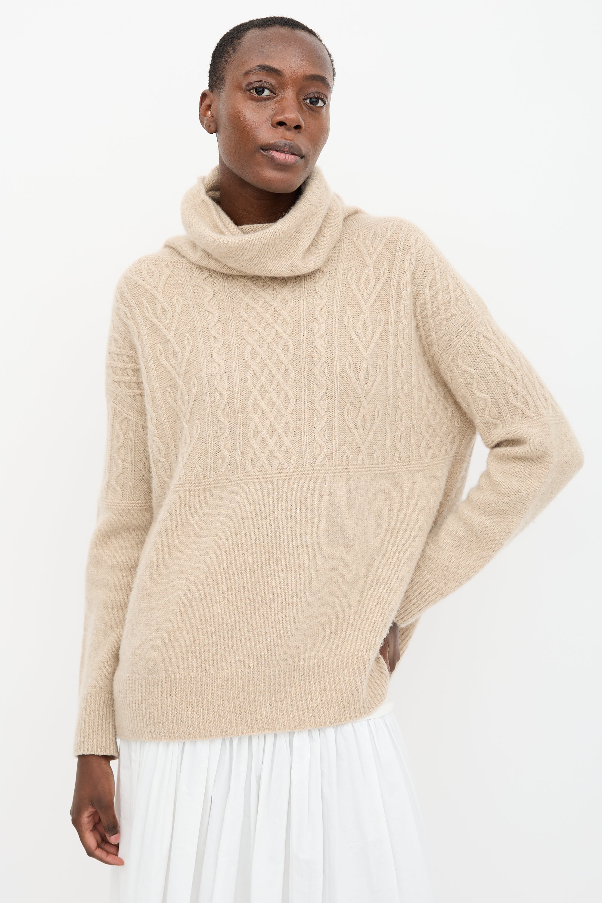 The Row Cable Knit Sweater