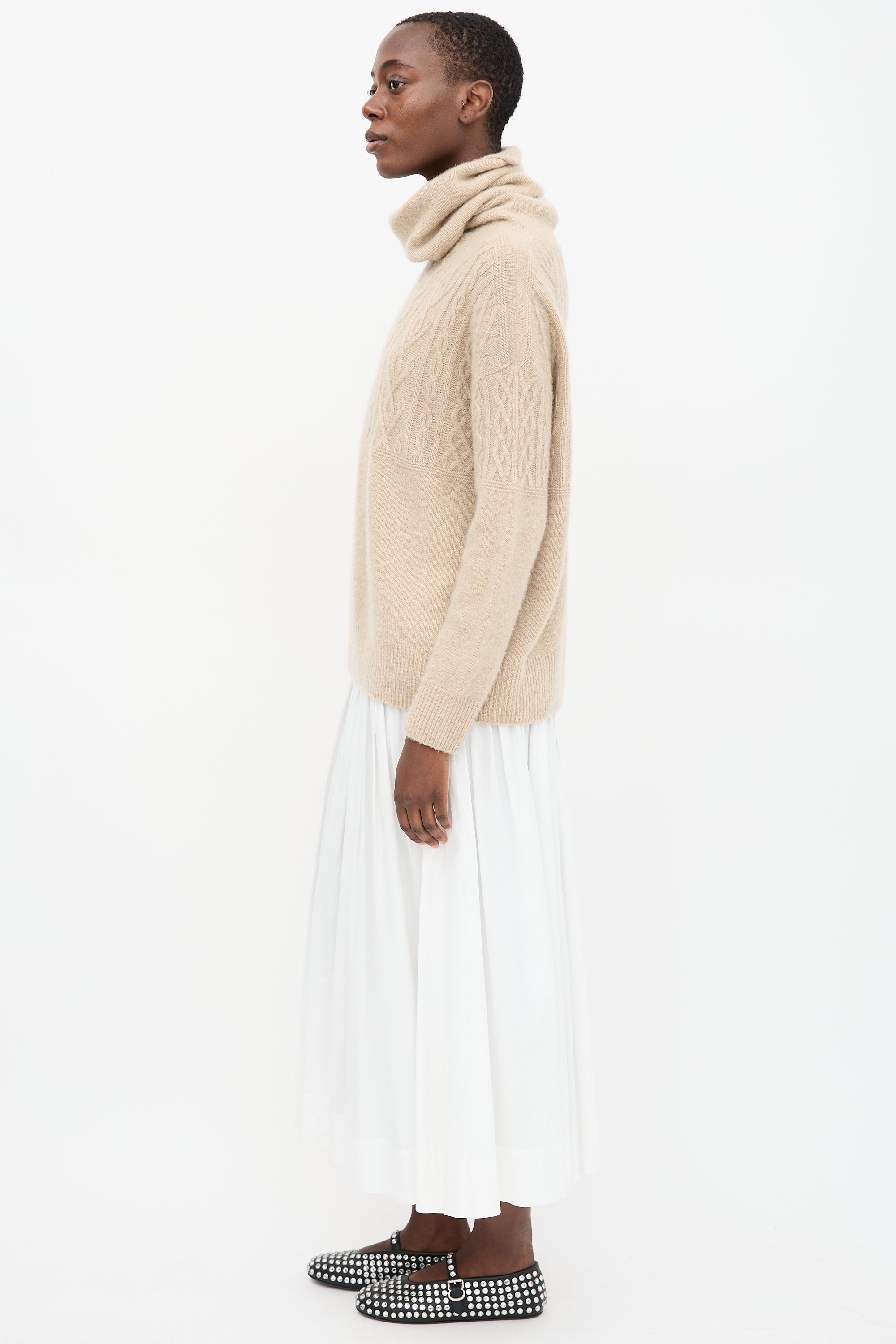 The Row Cable Knit Sweater