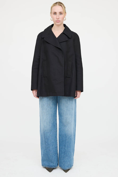 The Row Cotton A-line Coat