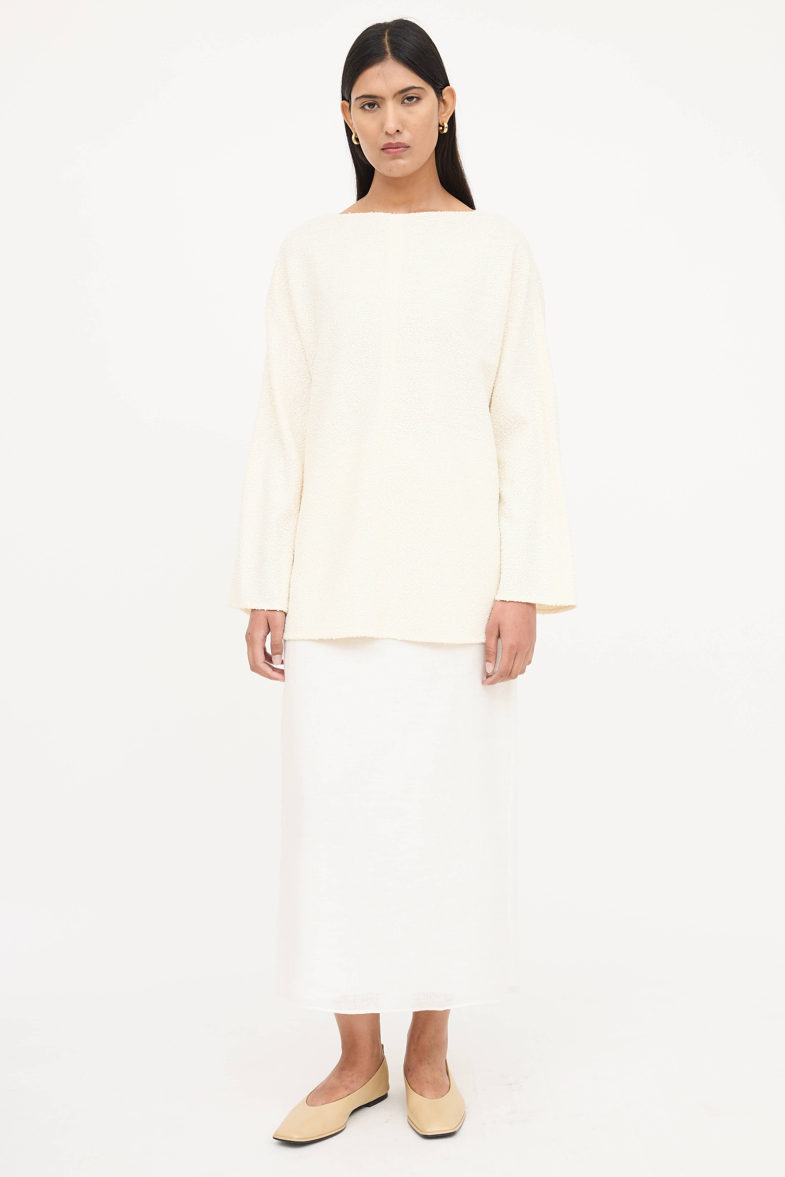 The Row Knit Textured Top