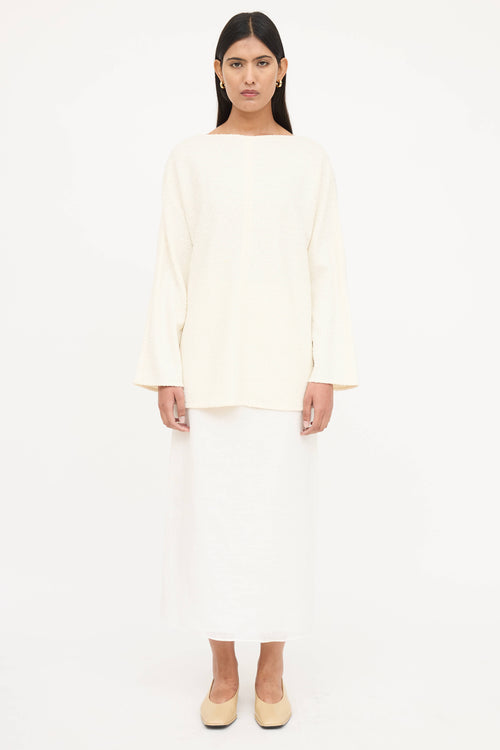 The Row Knit Textured Top