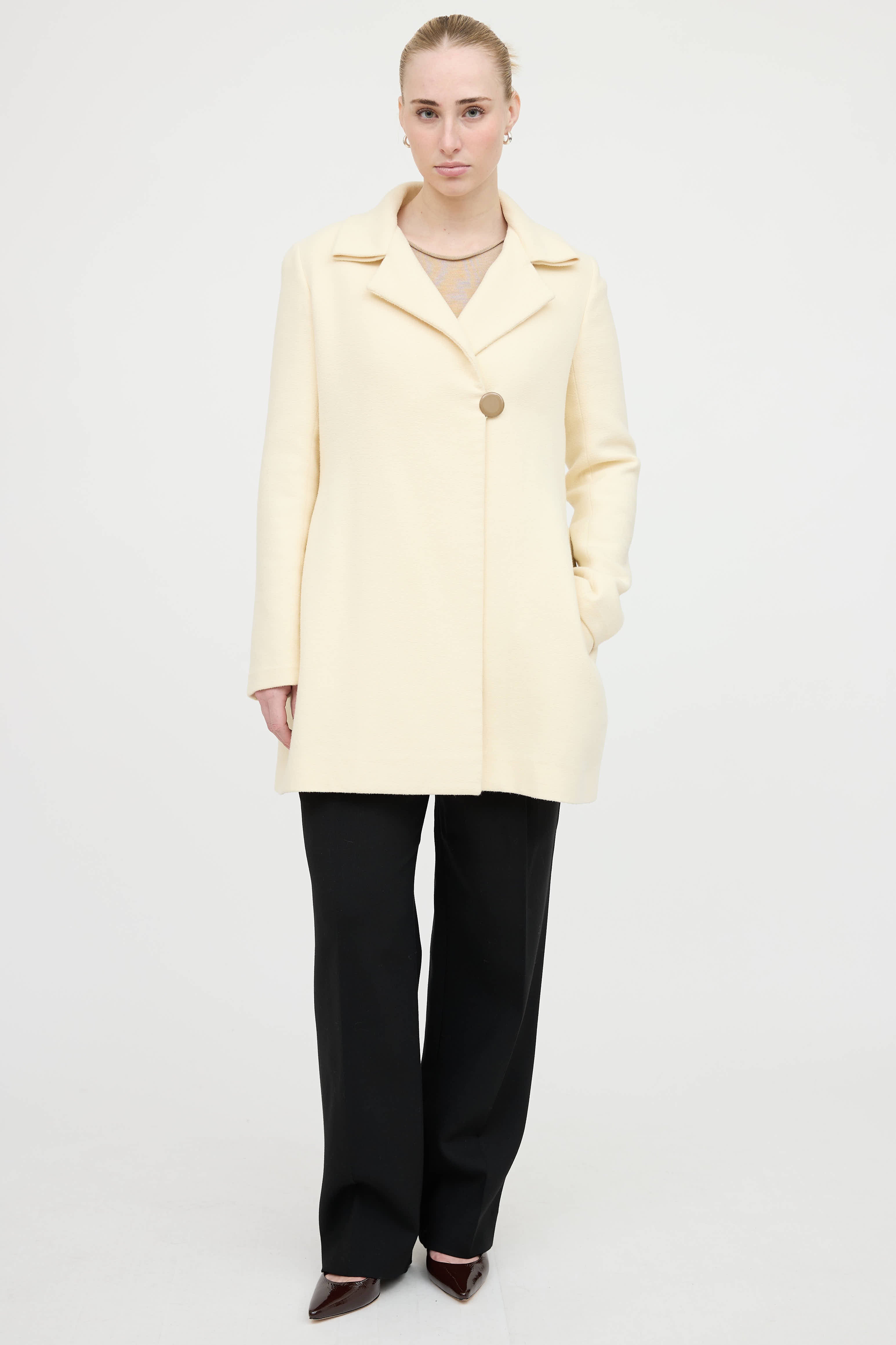 The Row Cotton Wool Coat
