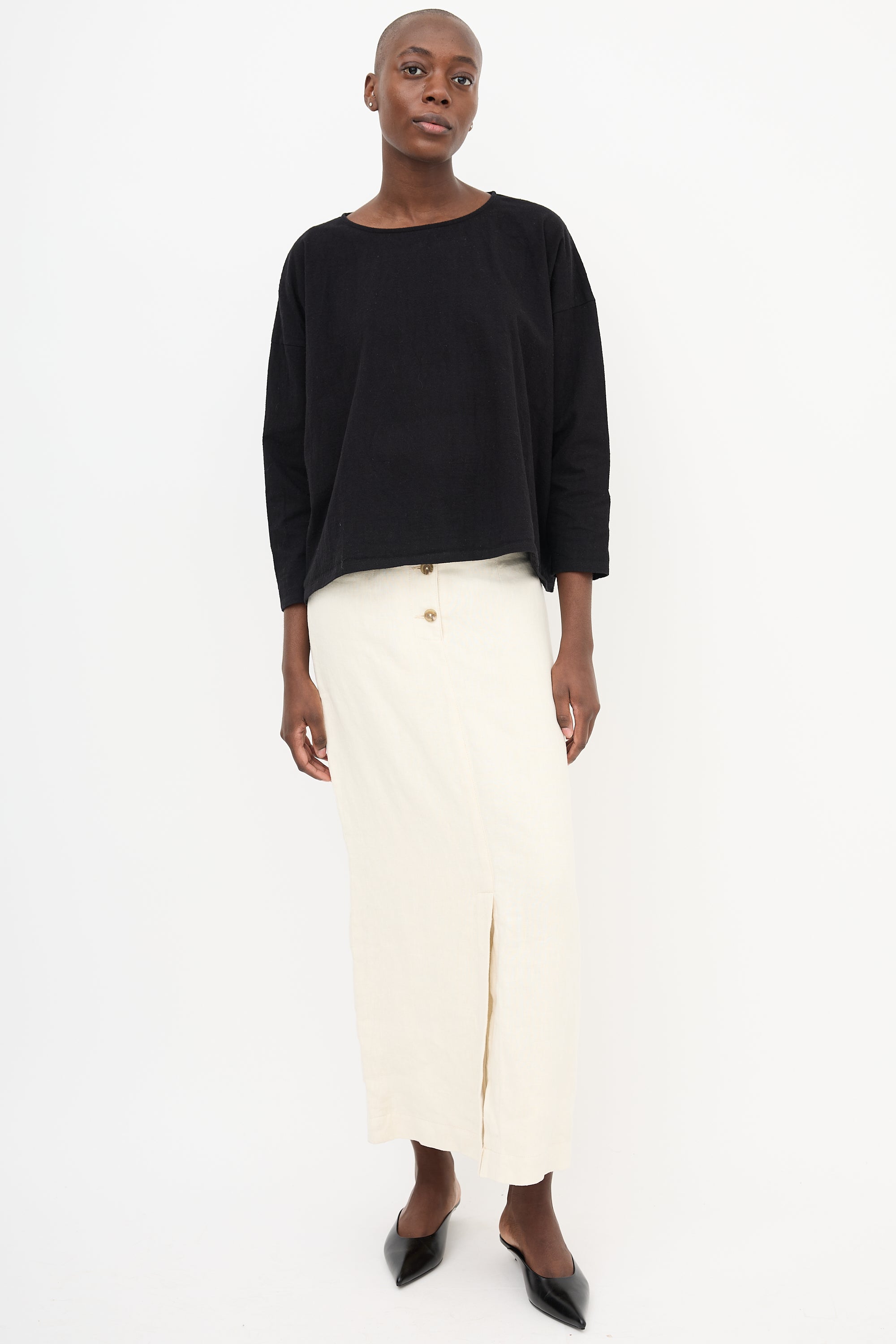 The Row Drop Shoulder Top