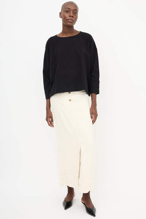 The Row Drop Shoulder Top