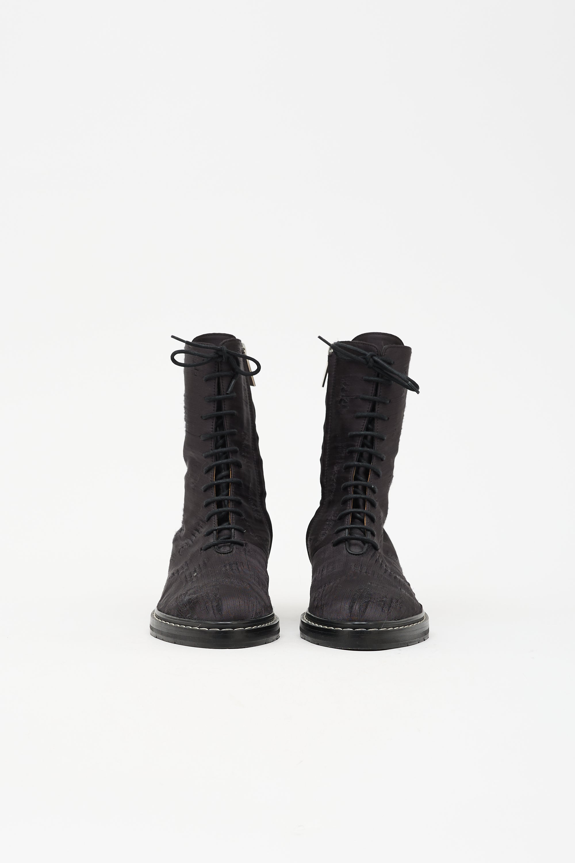 The Row Fara Distressed Combat Boot