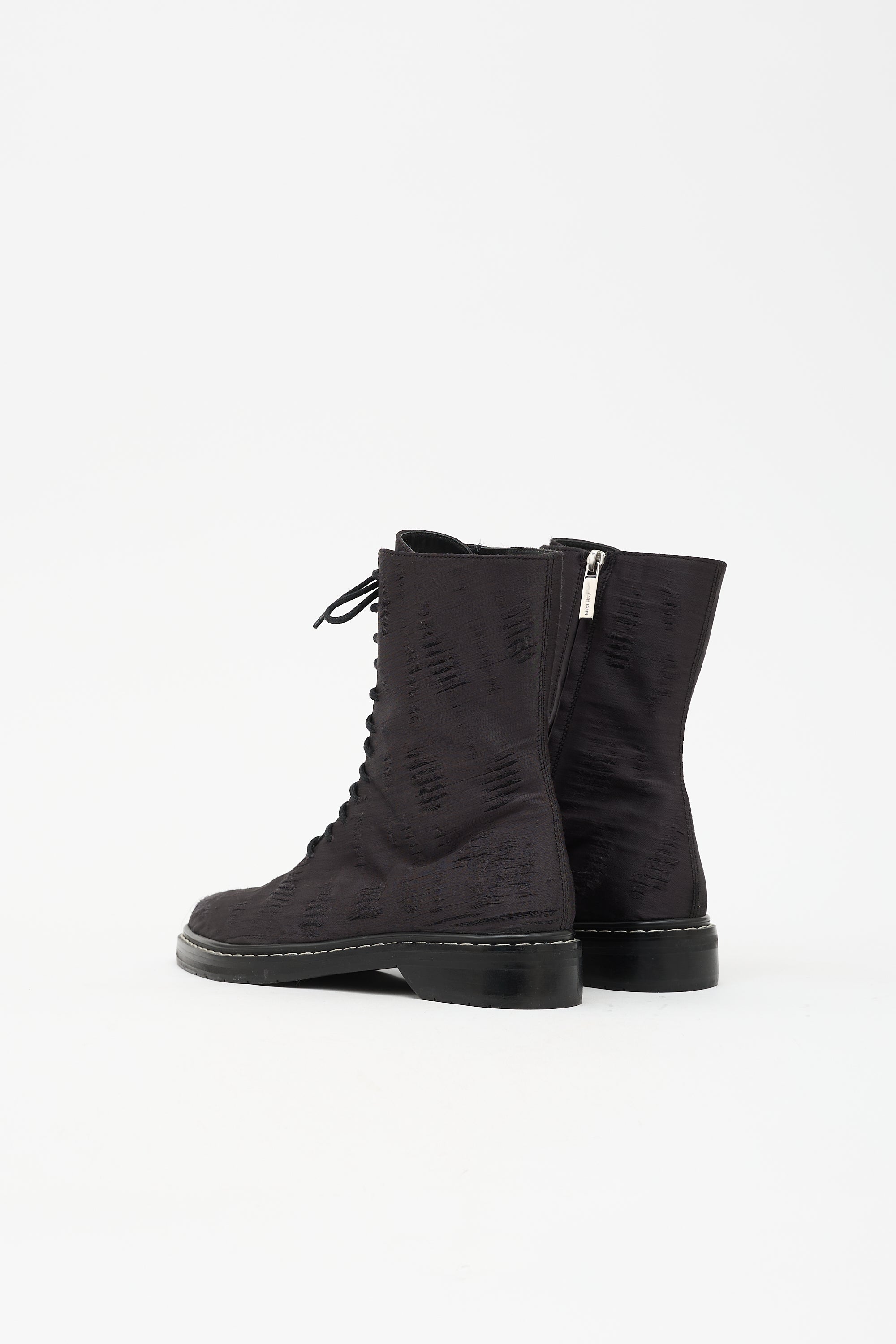 The Row Fara Distressed Combat Boot