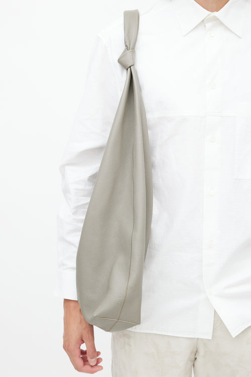 The Row Grey Bindle Knot Leather Bag