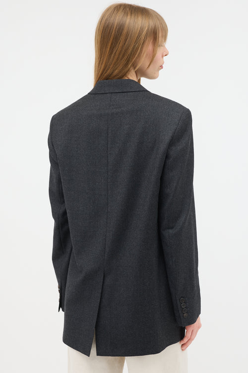 The Row Wool Single Breasted Blazer