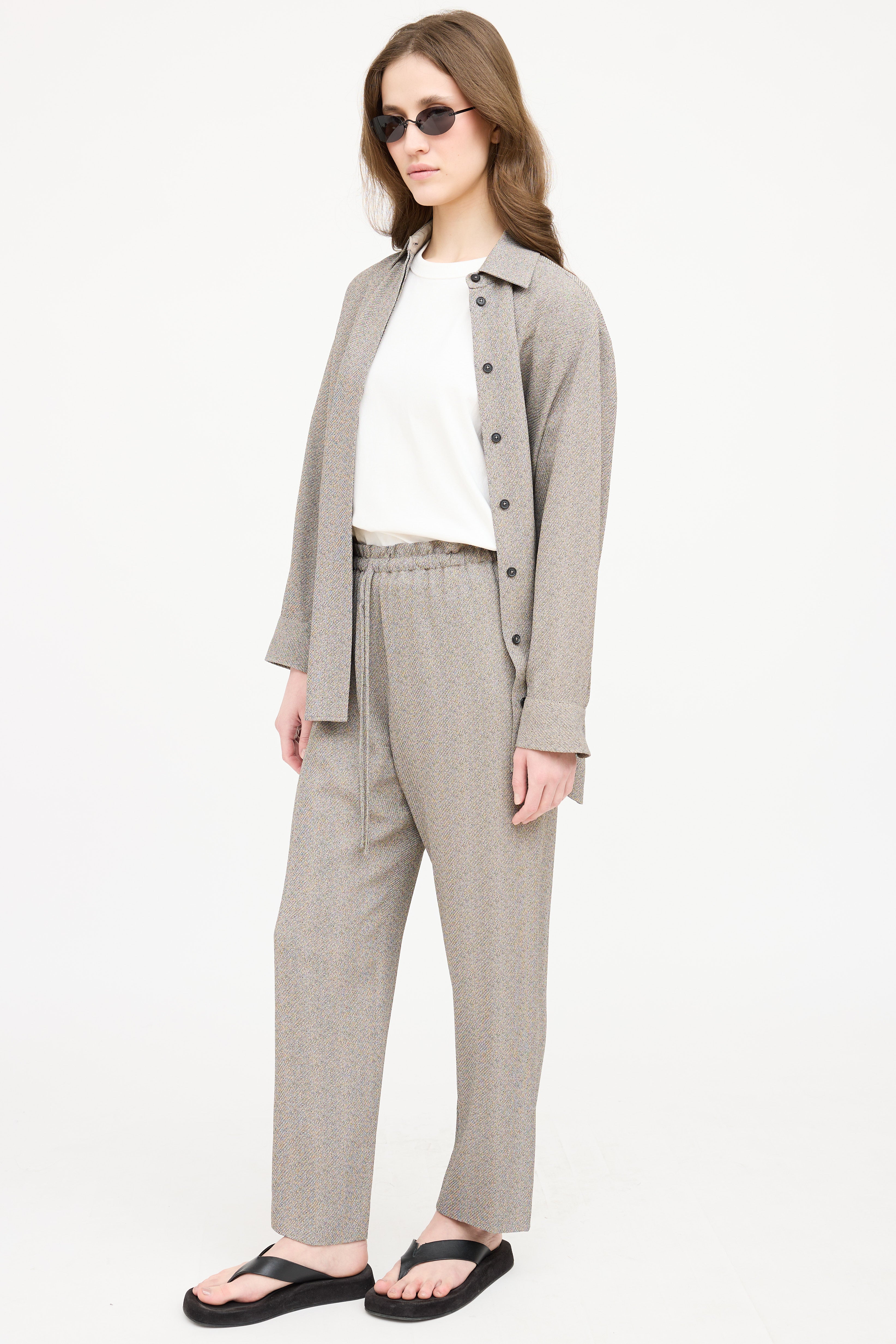 The Row Drawstring Straight Leg Pant