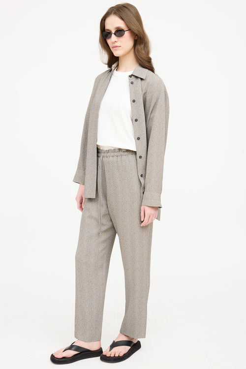 The Row Drawstring Straight Leg Pant