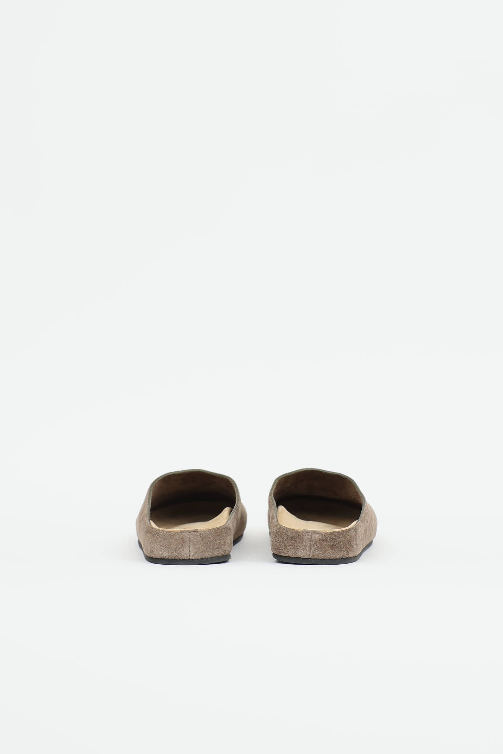 The Row Suede Hugo Mule
