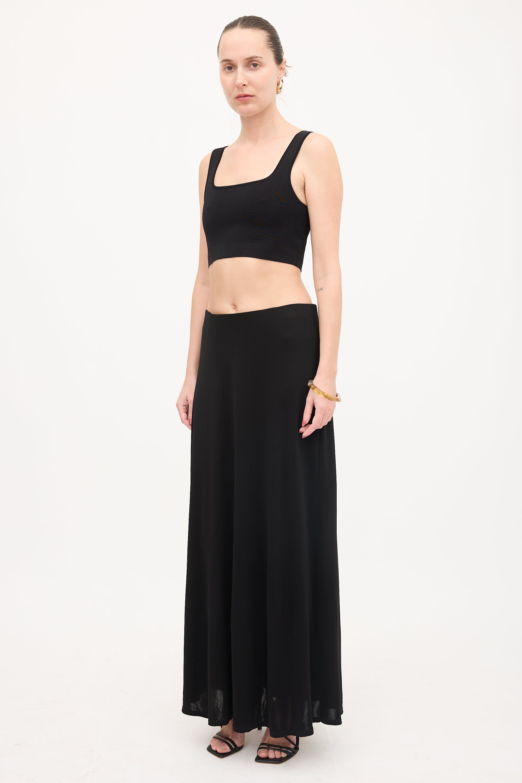 The Row Jersey Midi Skirt