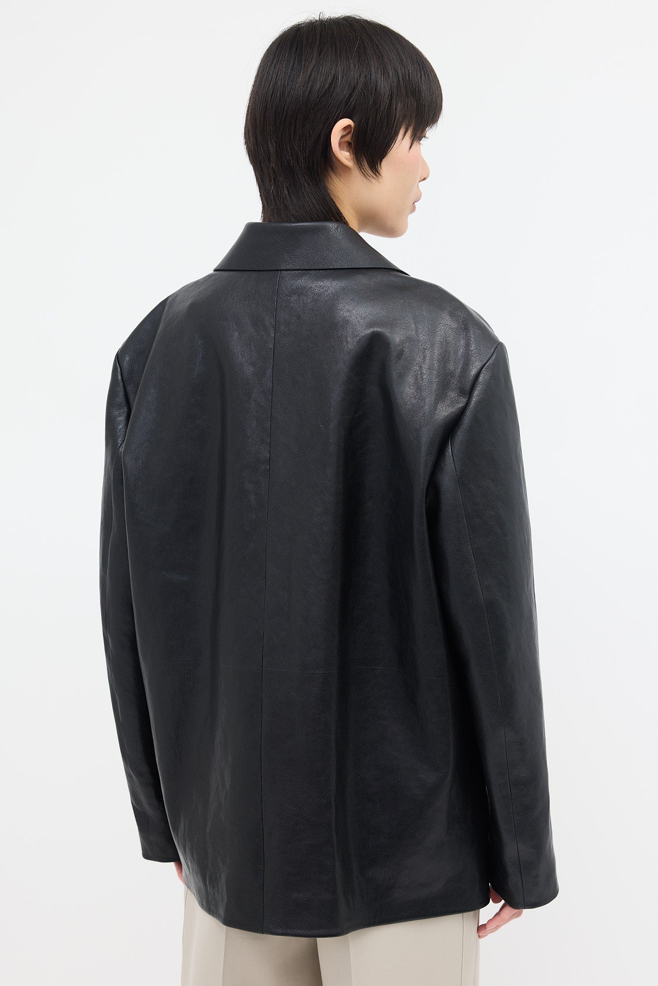 The Row Leather Fabian Jacket