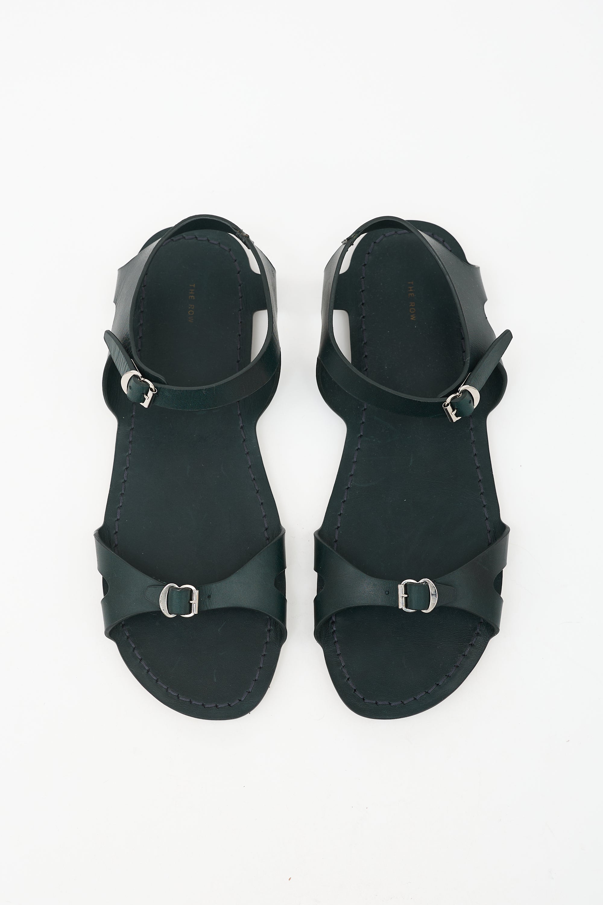 The Row Leather Gene Sandal