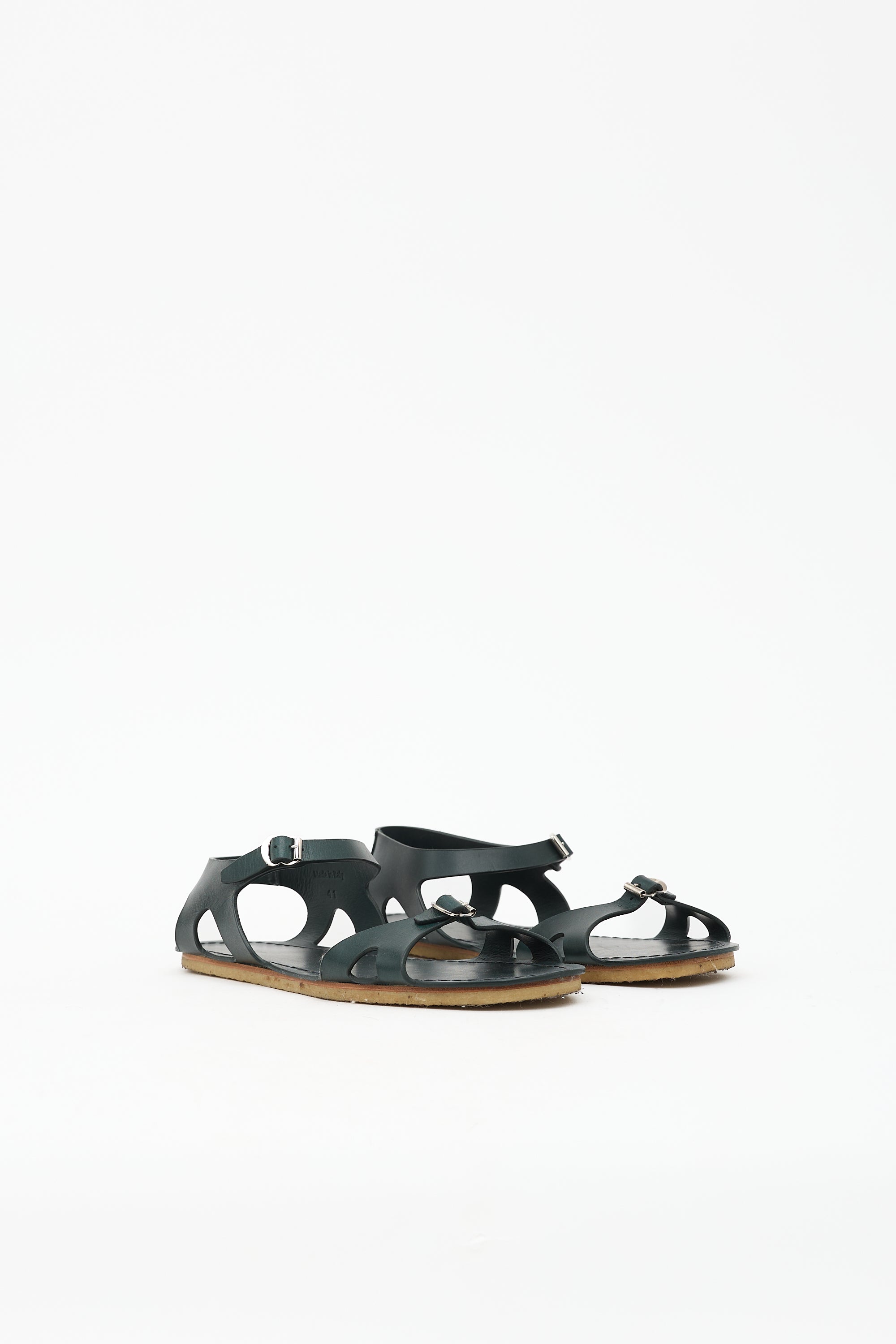 The Row Leather Gene Sandal